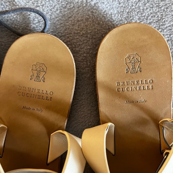 COPY - Brunello Cucinelli, signature Monilli flats, size 38 1/2 - Picture 3 of 3